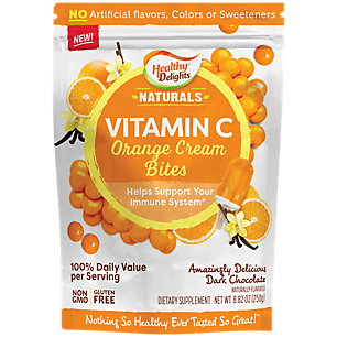 Vitamin C Orange Cream Bites - 90 MG - Dark Chocolate (30 Servings)