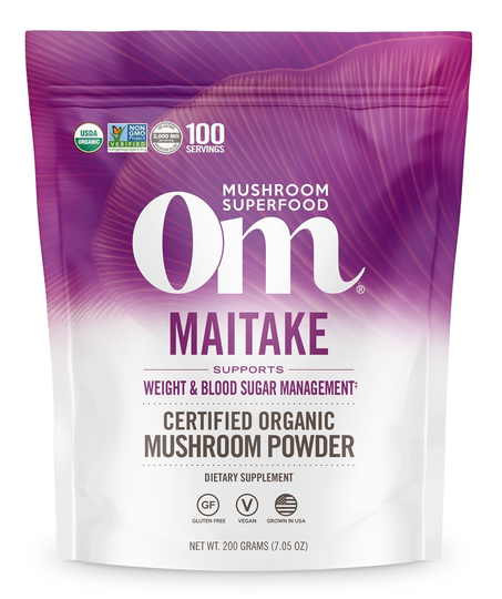 Om - Maitake Organic Mushroom Powder - 7.05 oz.