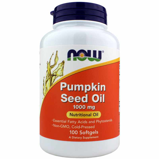 NOW Foods Pumpkin Seed Oil 1000 Mg 100 Softgels