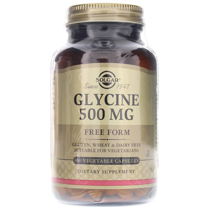 Solgar Glycine 500 Mg 100 Veg Capsules