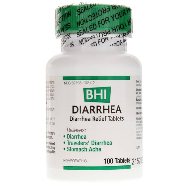 BHI Diarrhea Relief Tablets 100 Tablets
