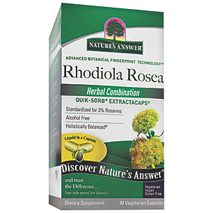 Rhodiola Rosea Herbal Combination - Alcohol Free (90 Vegetarian Capsules)