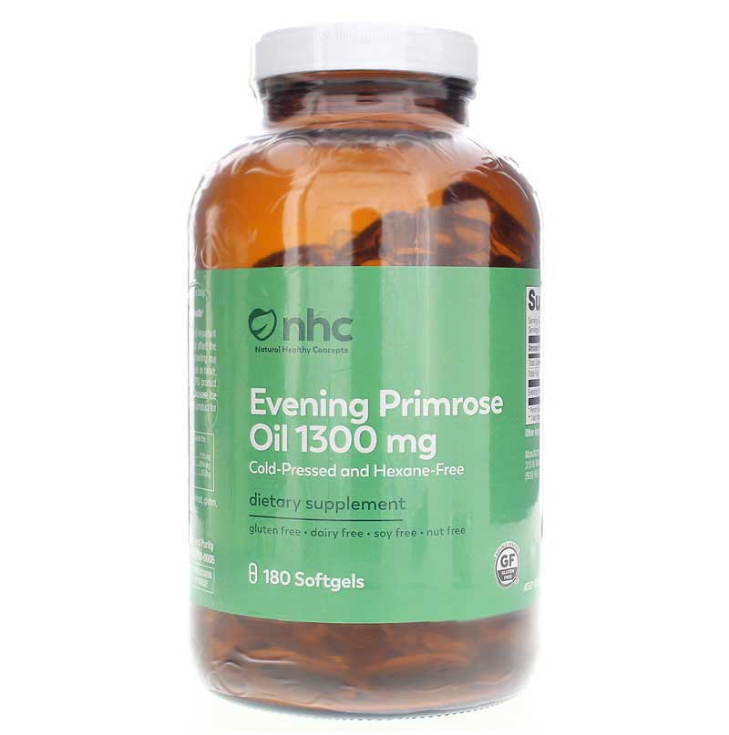 Natural Healthy Concepts Evening Primrose Oil 1,300 Mg 180 Softgels