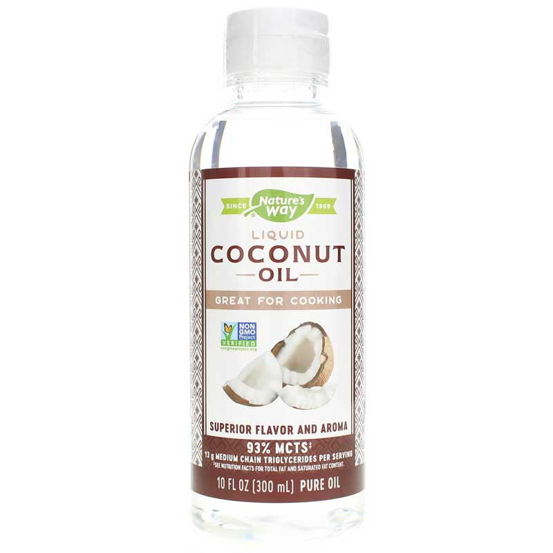 Natures Way Liquid Coconut Premium Oil 10 Oz