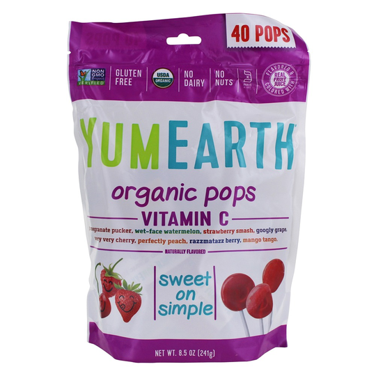 YumEarth - Organic Vitamin C Pops - 40 Piece(s)
