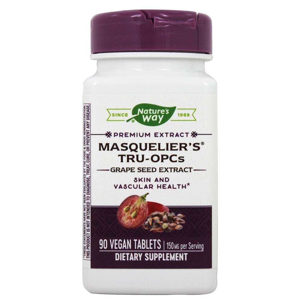 Nature's Way - Masquelier's TRU-OPCs Grape Seed Extract 150 mg. - 90 Vegan Tablet(s)
