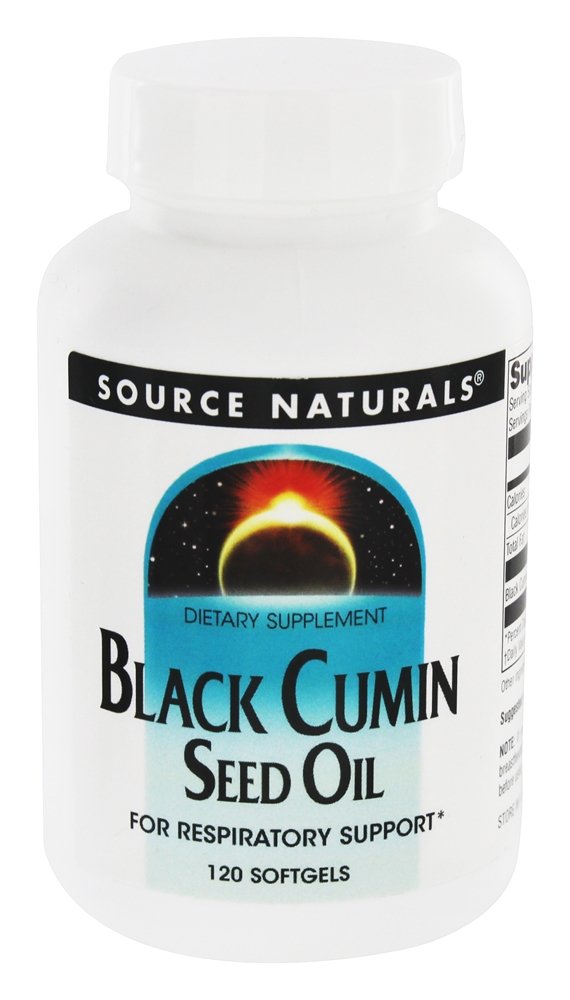 Source Naturals - Black Cumin Seed Oil - 120 Softgels
