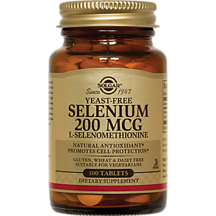 Selenium - Yeast Free - 200 MCG (100 Tablets)