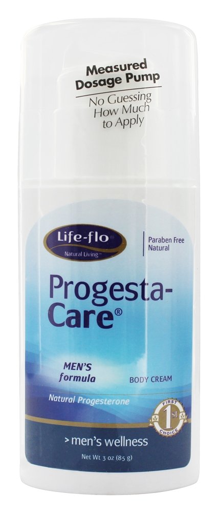 Life-Flo - Progesta-Care Natural Progesterone Body Cream Men's Formula - 3 fl. oz.