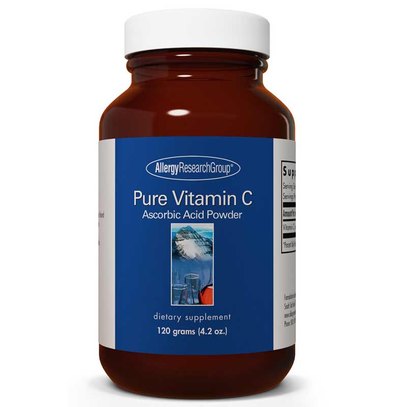 Allergy Research Group Pure Vitamin C Ascorbic Acid Powder 4.2 Oz