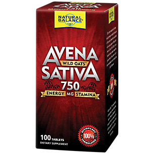 Avena Sativa Wild Oats - Energy & Stamina - 750 MG (100 Tablets)