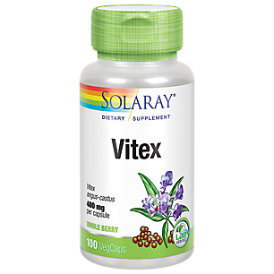 Vitex Whole Berry - 400 MG (100 Vegetarian Capsules)