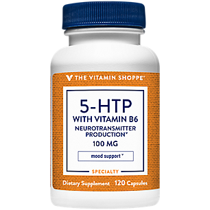 5-HTP with Vitamin B6 for Mood Support - 100 MG (120 Capsules)