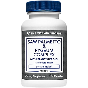 Saw Palmetto & Pygeum Complex with Plant Sterols for Prostate Health (60 Capsules)