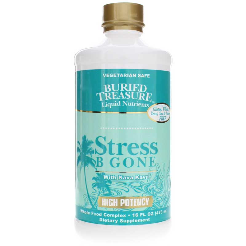 Buried Treasure Stress B Gone with Kava Kava 16 Oz
