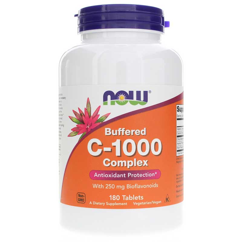 NOW Foods Buffered C-1000 Complex 180 Tablets