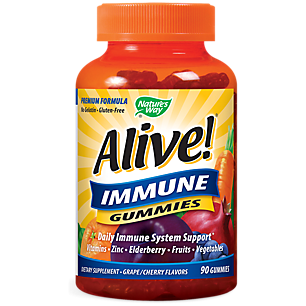 Alive! Immune Gummies - Grape & Cherry (90 Gummies)