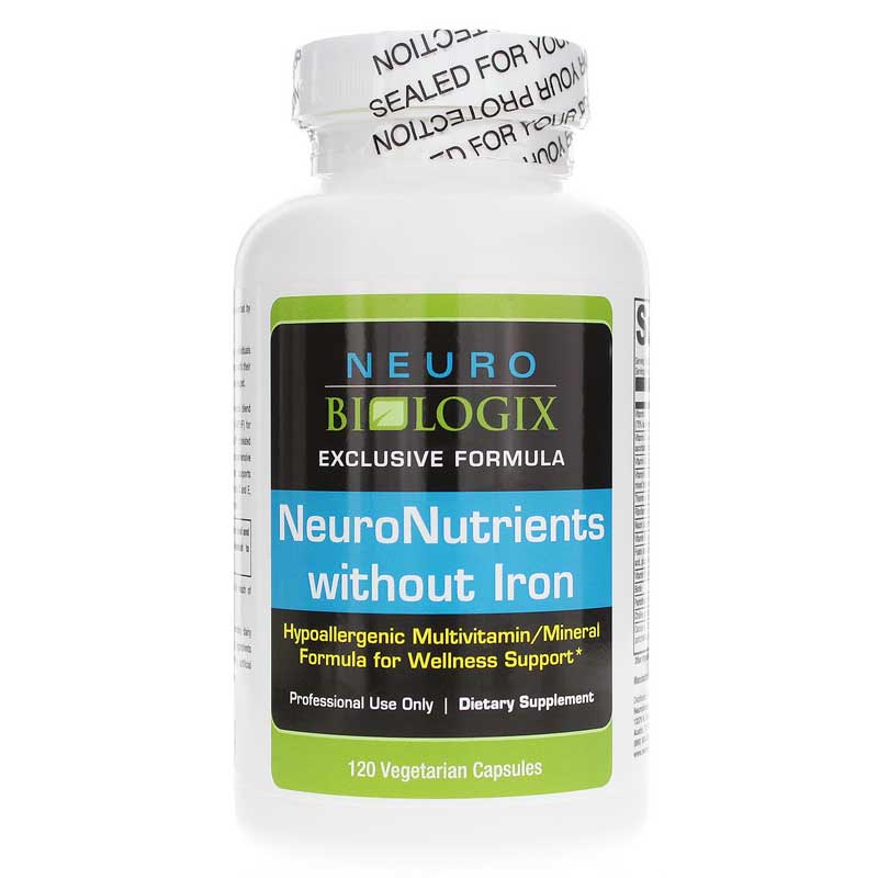Neurobiologix NeuroNutrients without Iron 120 Veg Capsules