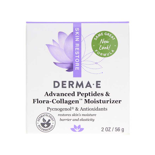 Derma E Advanced Peptides & Flora-Collagen Moisturizer 2 Oz