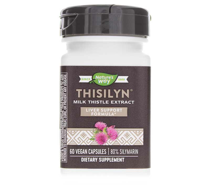 Natures Way Thisilyn Milk Thistle Extract 60 Vegan Capsules