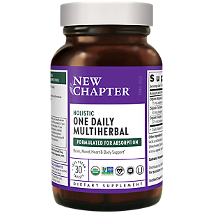 One Daily Multiherbal Holistic - Supports Brain & Mood, Heart and Body (30 Vegan Tablets)