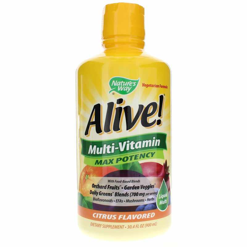 Natures Way Alive Multi-Vitamin Liquid 30.4 Oz