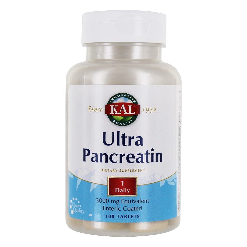 Kal - Ultra Pancreatin 3000 mg. - 100 Tablets