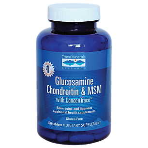 Glucosamine Chondroitin & MSM with ConcenTrace Minerals (120 Tablets)