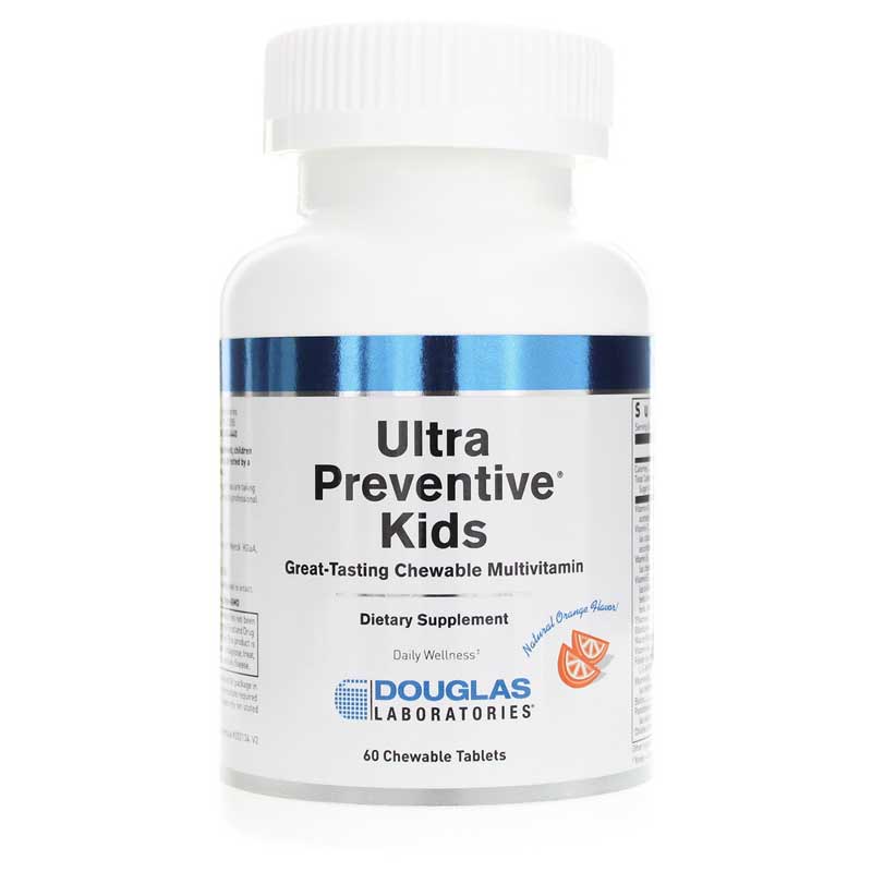 Douglas Laboratories Ultra Preventive Kids Multivitamin Orange 60 Tablets