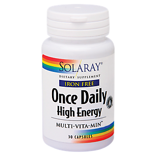 High Energy Multivitamin - Once Daily - Iron Free (30 Capsules)