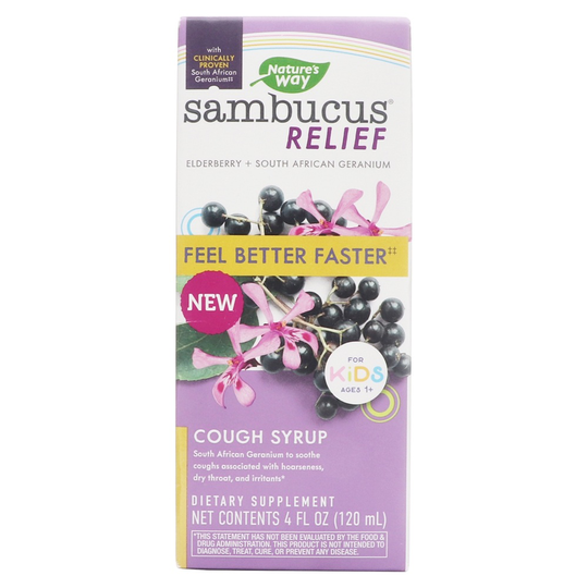 Nature's Way - Sambucus Relief Kids Syrup - 4 fl. oz.