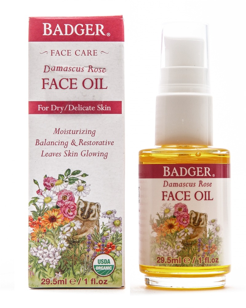 Badger - Organic Face Oil Damascus Rose - 1 fl. oz.