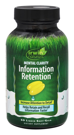 Irwin Naturals - Mental Clarity Information Retention - 60 Liquid Softgels