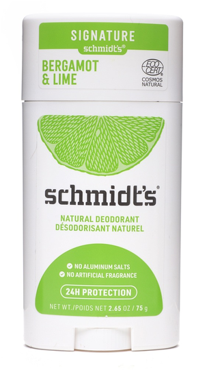 Schmidt's - Natural Deodorant Stick Bergamot Lime - 2.65 oz.