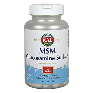 MSM Glucosamine Sulfate - 1,000 MG / 1,000 MG - (90 Tablets)