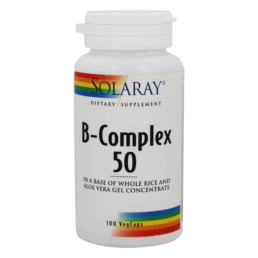 Solaray - Vitamin B Complex 50 mg. - 100 Vegetable Capsule(s)