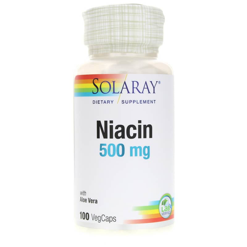 Solaray Niacin 500 Mg 100 Veg Capsules