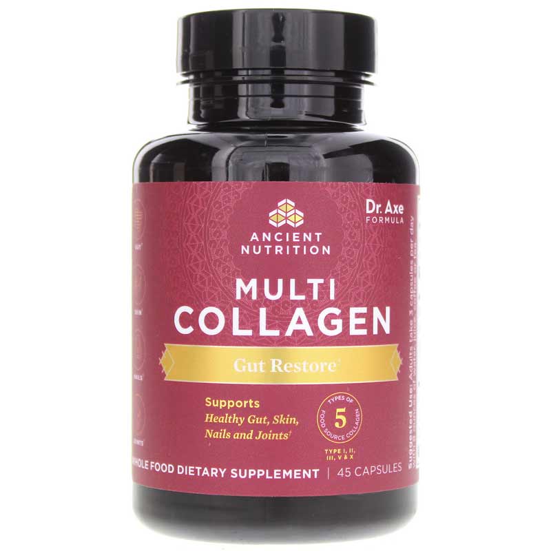 Ancient Nutrition Multi Collagen Gut Restore 45 Capsules