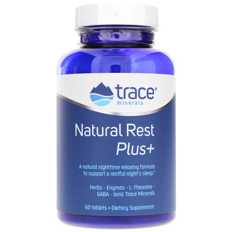 Trace Minerals Research NaturalRest Plus 60 Tablets