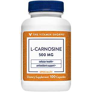 L-Carnosine Amino Acid - Cellular Health - 500 MG (100 Capsules)