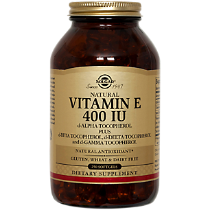 Natural Vitamin E - 400 IU (250 Softgels)