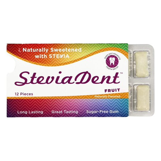 Stevita - SteviaDent Chewing Gum Fruit - 12 Piece(s)