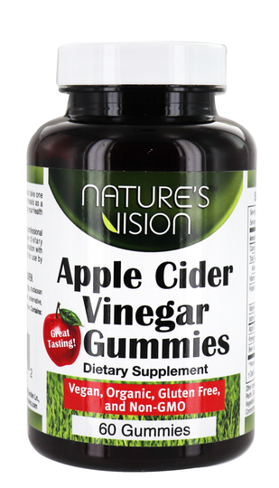 Nature's Vision - Apple Cider Vinegar Gummies - 60 Gummies