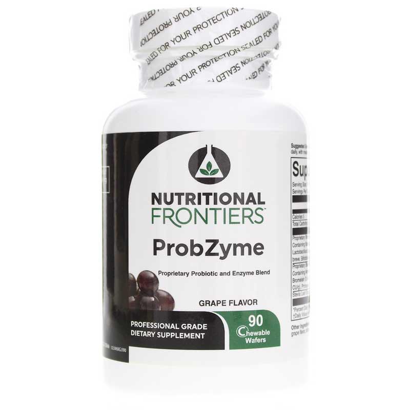 Nutritional Frontiers ProbZyme GI Solutions Grape 90 Chewable Tablets