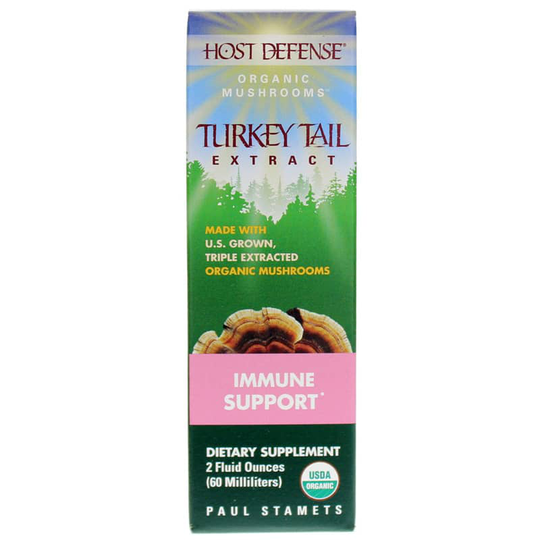 Host Defense Turkey Tail Extract Immune Support 2 Oz