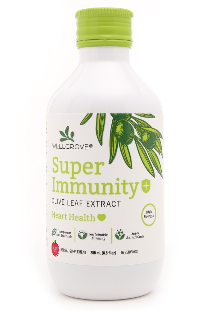 Wellgrove - Super Immunity Olive Leaf Extract Berry Flavor - 8.5 fl. oz.