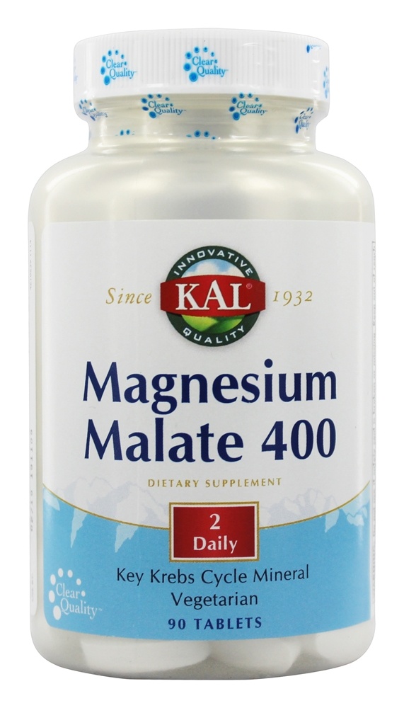 Kal - Magnesium Malate 400 - 90 Tablets