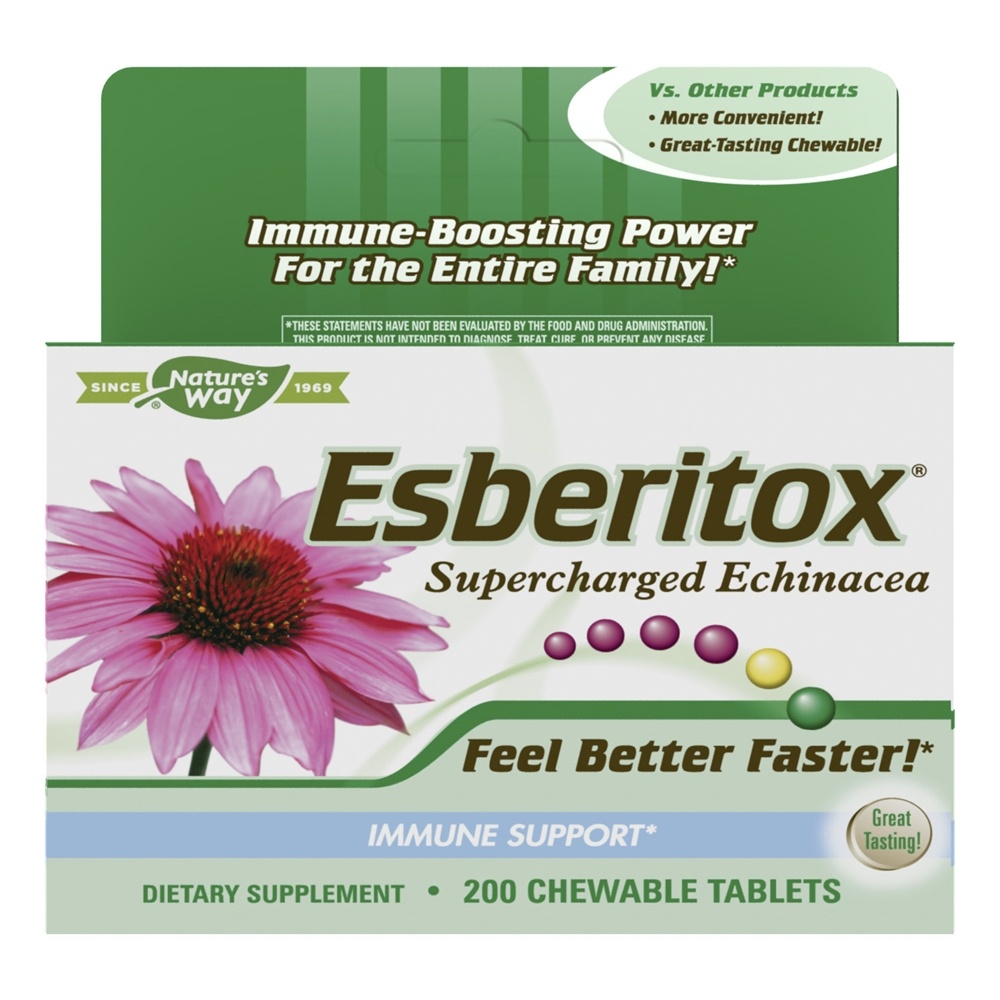 Nature's Way - Esberitox Supercharged Echinacea - 200 Chewable Tablets