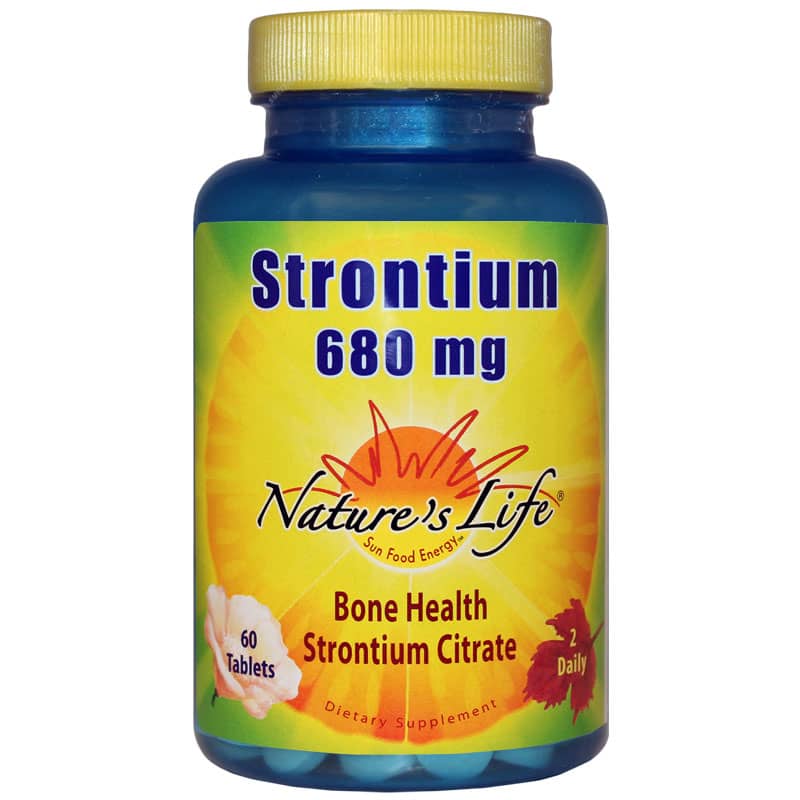 Natures Life Strontium 680 Mg 60 Tablets