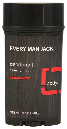 Every Man Jack - Deodorant Stick Aluminum Free Cedarwood - 3 oz.